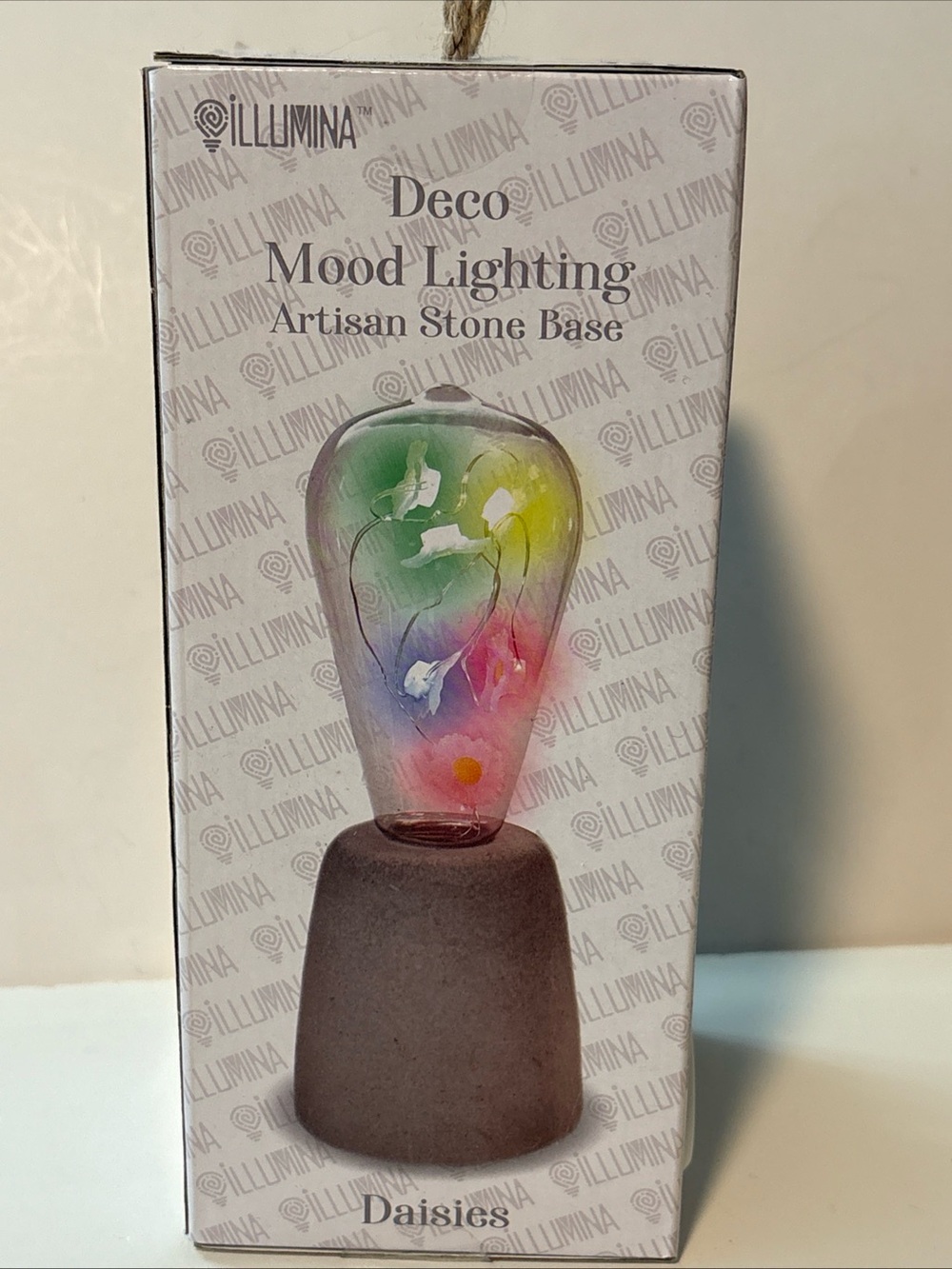6" Illumina Deco Mood Lighting Light With Artisan Stone Base
